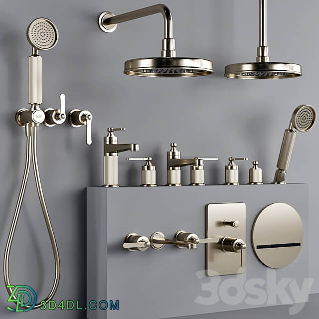 GESSI VENTI 20 Bathroom faucet set 1 3D Models 3DSKY