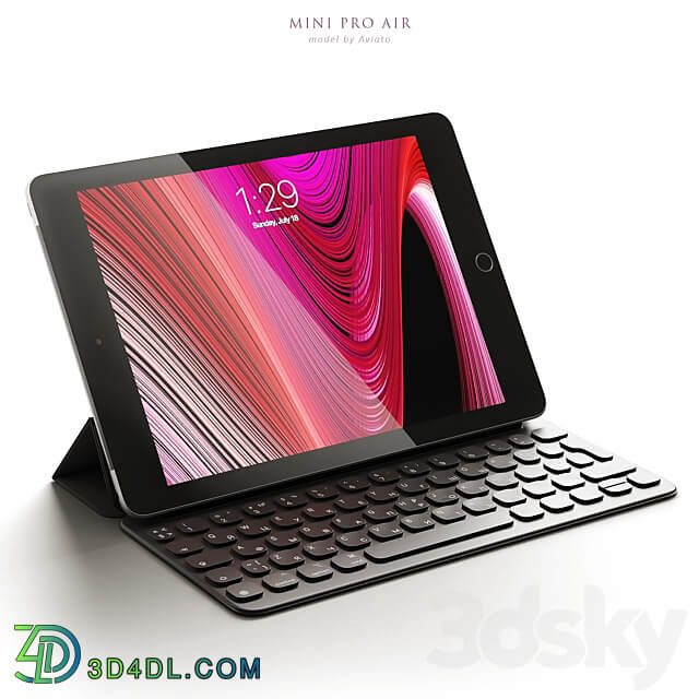 Apple iPad collection PC other electronics 3D Models 3DSKY