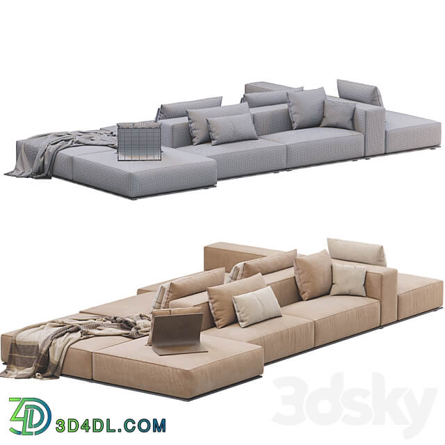 Westside Sofa By Poliform 3D Models 3DSKY