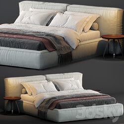 Bonaldo Fluff Bed Bed 3D Models 3DSKY 