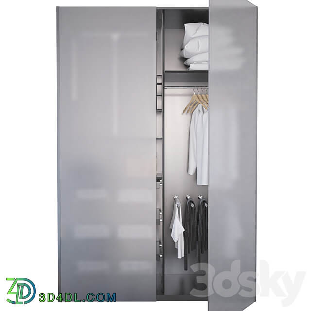 Cupboard with filling Wardrobe Display cabinets 3D Models 3DSKY