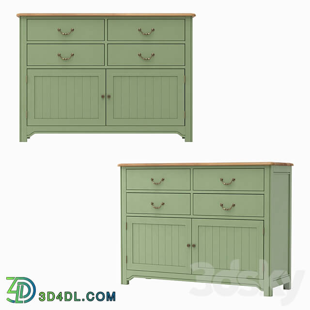 Chest of drawers Olivia for 4 drawers Sideboard Chest of drawer 3D Models 3DSKY