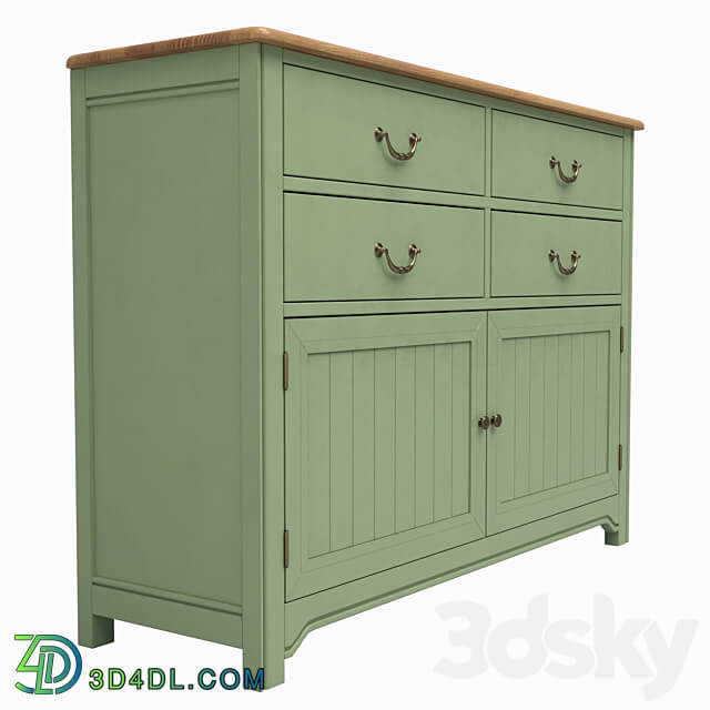 Chest of drawers Olivia for 4 drawers Sideboard Chest of drawer 3D Models 3DSKY