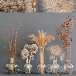 Autumn Bouquets 3D Models 3DSKY 