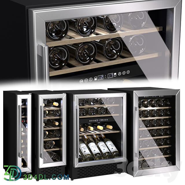 A set of wine cabinets refrigerators from Innocenti 3D Models 3DSKY