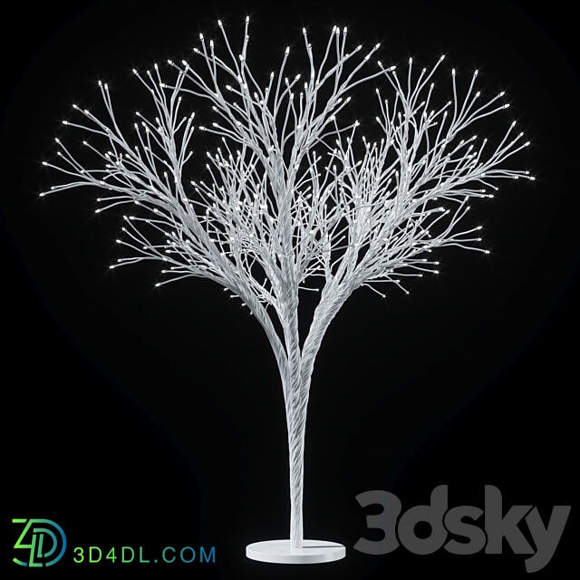 LED light decorative tree 3D Models 3DSKY