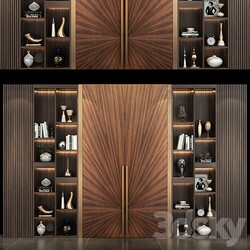 Furniture composition set 284 Wardrobe Display cabinets 3D Models 3DSKY 