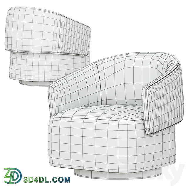 Mariani armchairs 3D Models 3DSKY