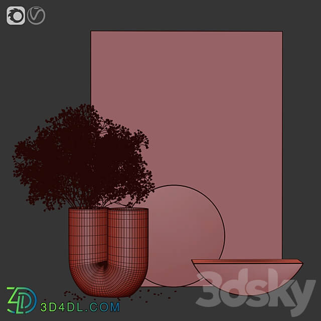 Decor set 33 3D Models 3DSKY