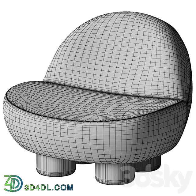 Collector Hygge armchair 3D Models 3DSKY