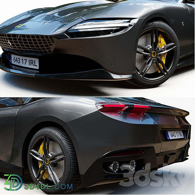 Ferrari Roma 3D Models 3DSKY
