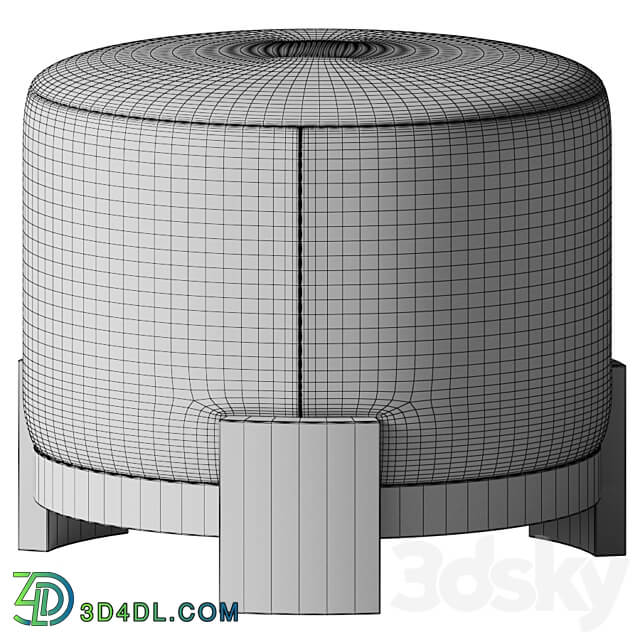 Coco Ottoman 1st Dibs 3D Models 3DSKY