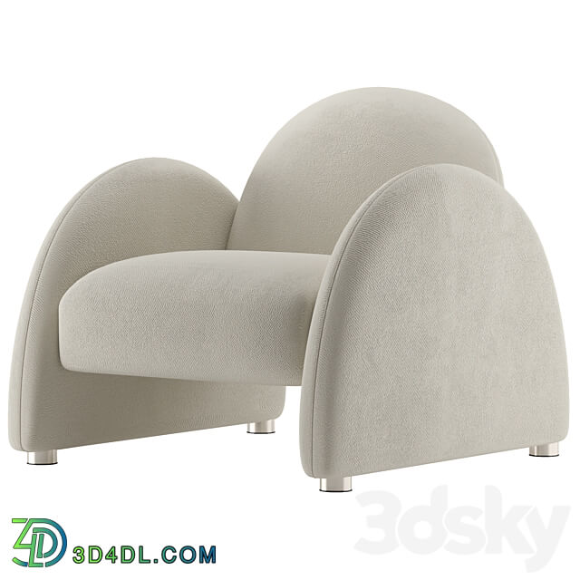 Accent Armchair 2LG 3D Models 3DSKY