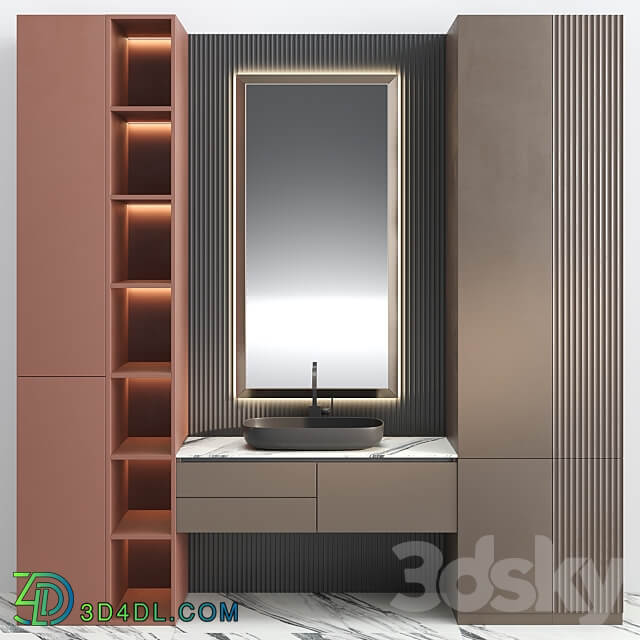 Bathroom Set BS33 3D Models 3DSKY