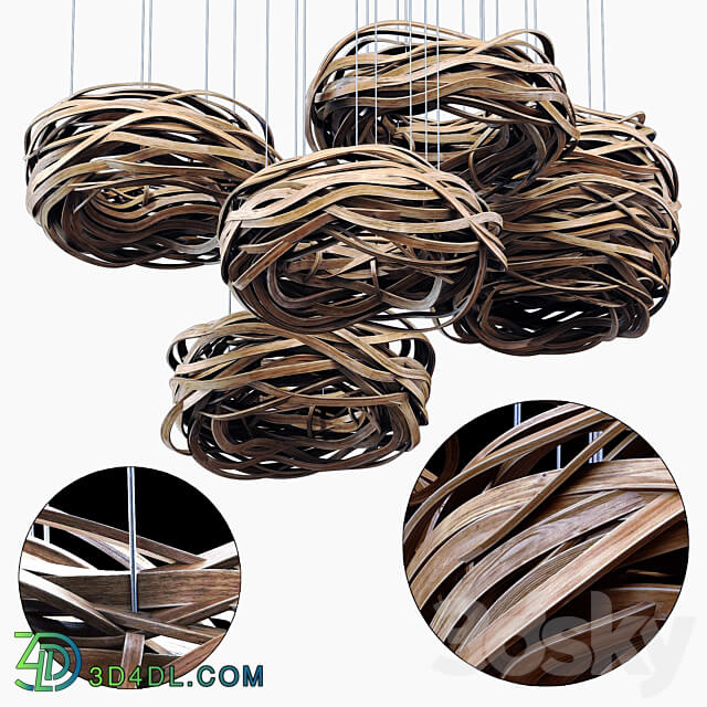 Decor wood nest n1 Decor wood nest No. 1 Other decorative objects 3D Models 3DSKY