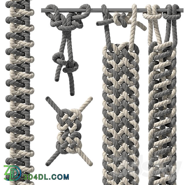 Knots and braids 2 Miscellaneous 3D Models 3DSKY