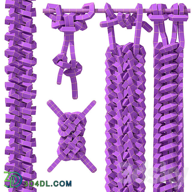 Knots and braids 2 Miscellaneous 3D Models 3DSKY