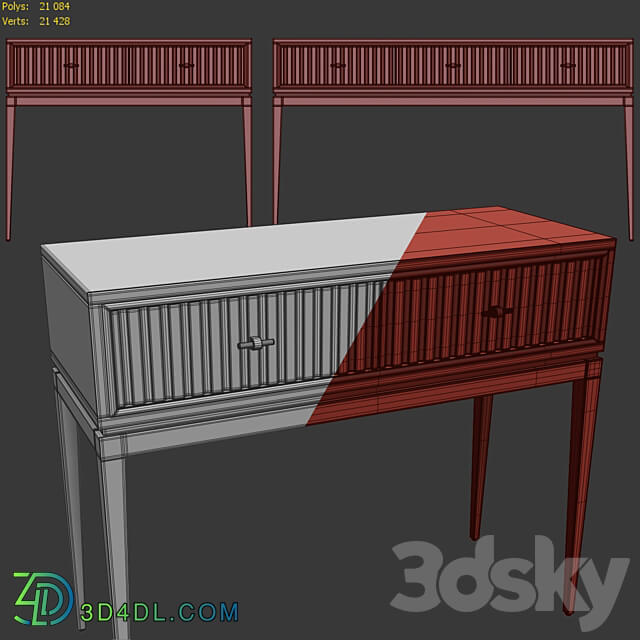 Console Prato. Console table by ArtMax 3D Models 3DSKY