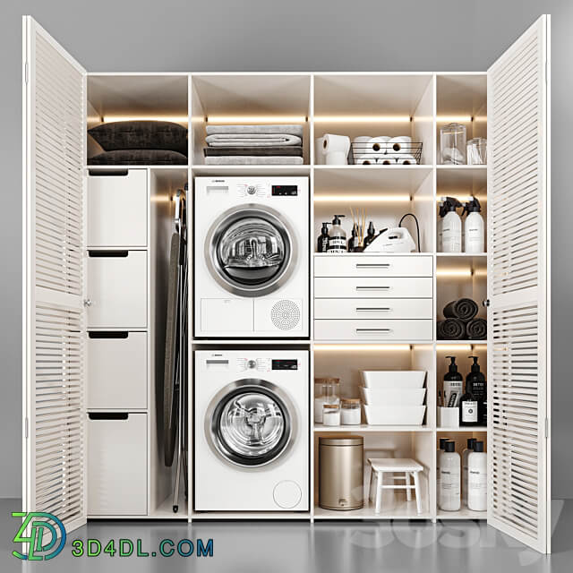 Laundry Room 01 Bathroom accessories 3D Models 3DSKY