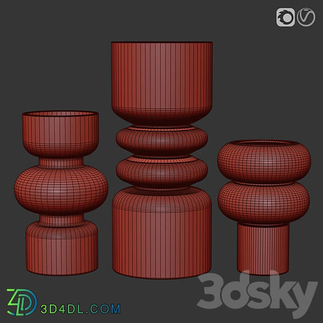 Vases HM 1 3D Models 3DSKY