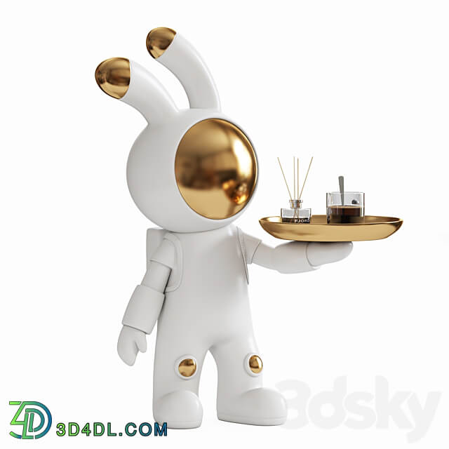 Rabbit Handicraft Decoration 3D Models 3DSKY