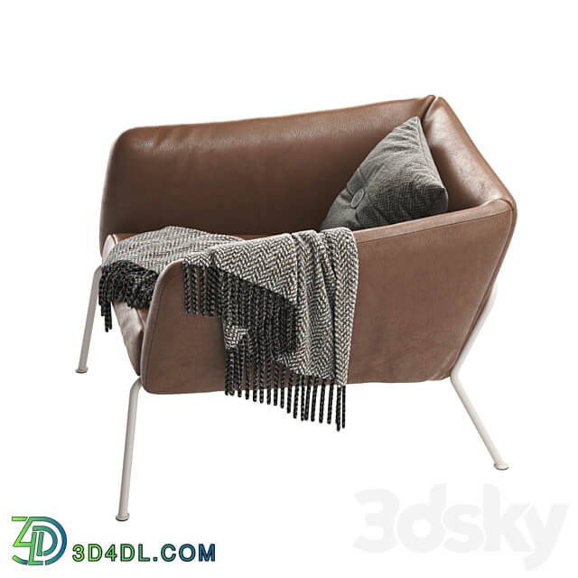 Nikos Low Armchair 3D Models 3DSKY