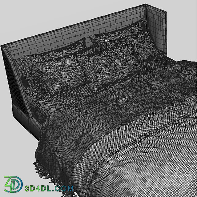 Reeves bed2 Bed 3D Models 3DSKY