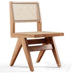 Heaps Woods Dining Chair Claudie 3D Models 