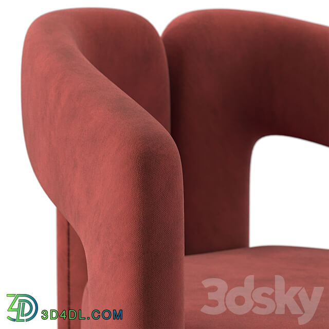 Armchair Dudet by Cassina 3D Models 3DSKY