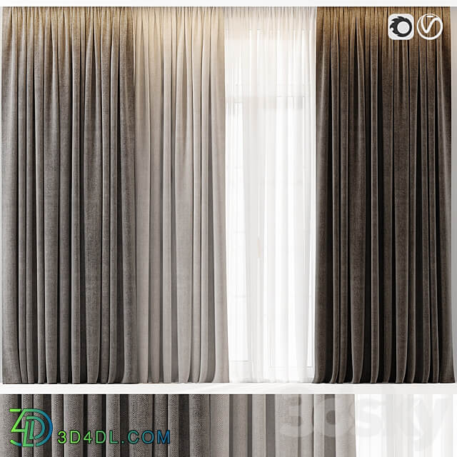 Curtains 49 3D Models 3DSKY