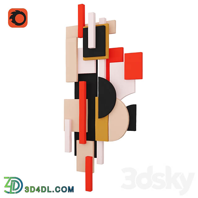 Wall sculpture 3D Models