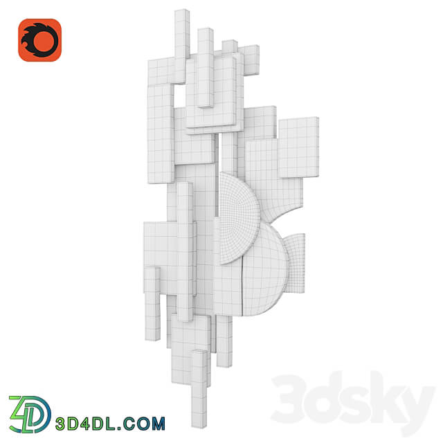 Wall sculpture 3D Models