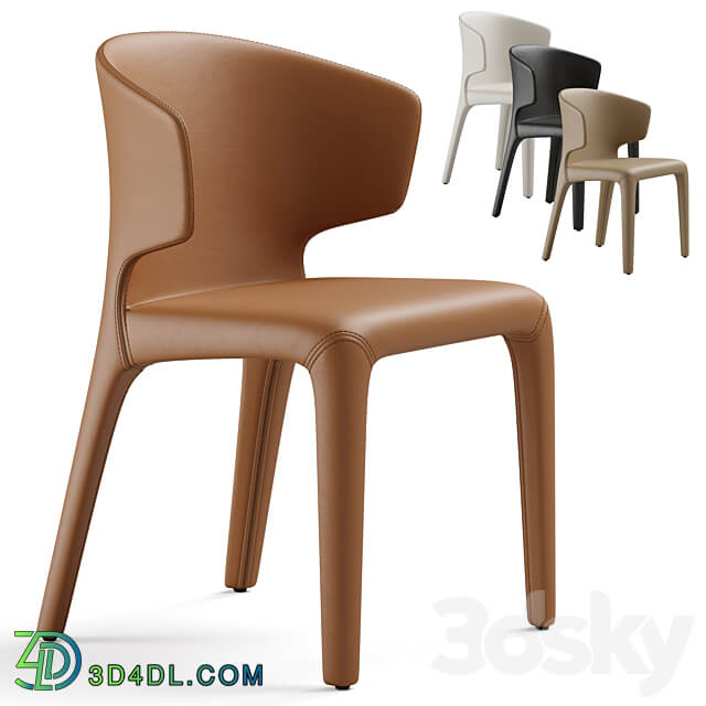 Zuster Husk Cassina Hola 367 Leather Dining 3D Models 3DSKY