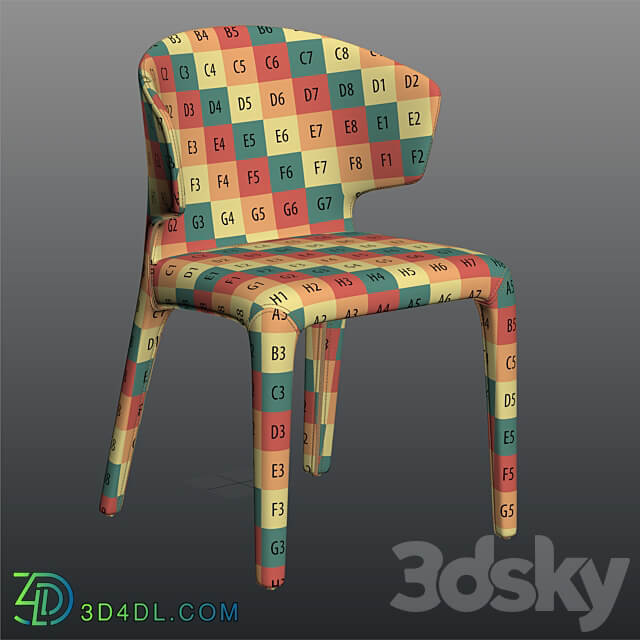 Zuster Husk Cassina Hola 367 Leather Dining 3D Models 3DSKY