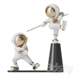 Kung fu astronaut 3D Models 3DSKY 