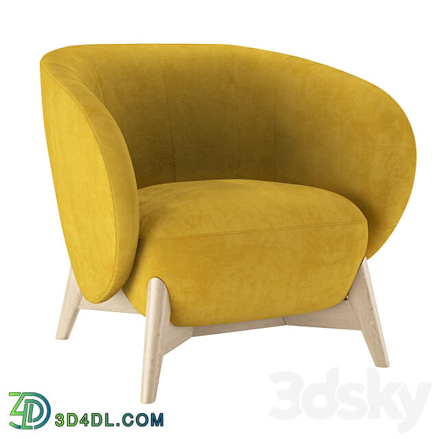 Tilar armchair 3D Models 3DSKY