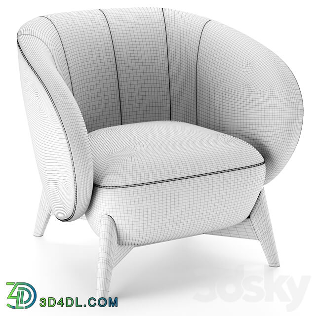 Tilar armchair 3D Models 3DSKY