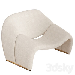 groovy armchair by pierre paulin 3D Models 3DSKY 