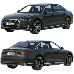 Audi A8 L 2022 3D Models 3DSKY 