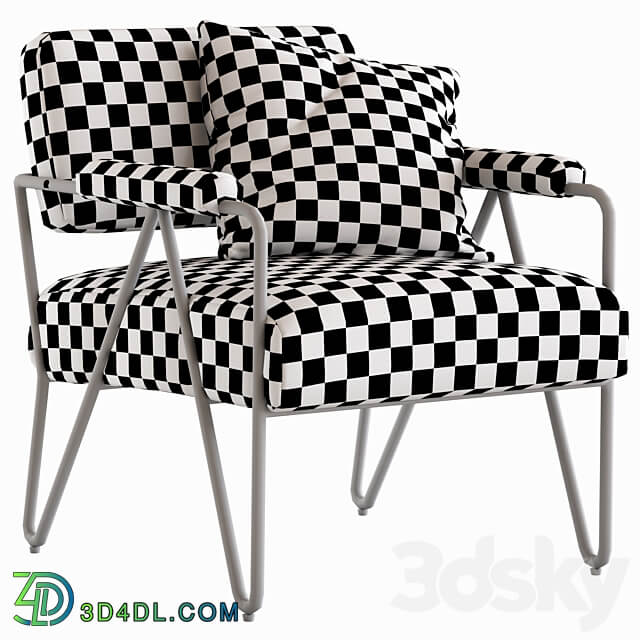 Coco Republic Lydia Occasional Chair 3D Models 3DSKY