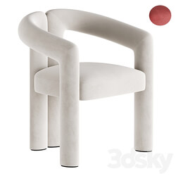 Cassina dudet chair 3D Models 3DSKY 