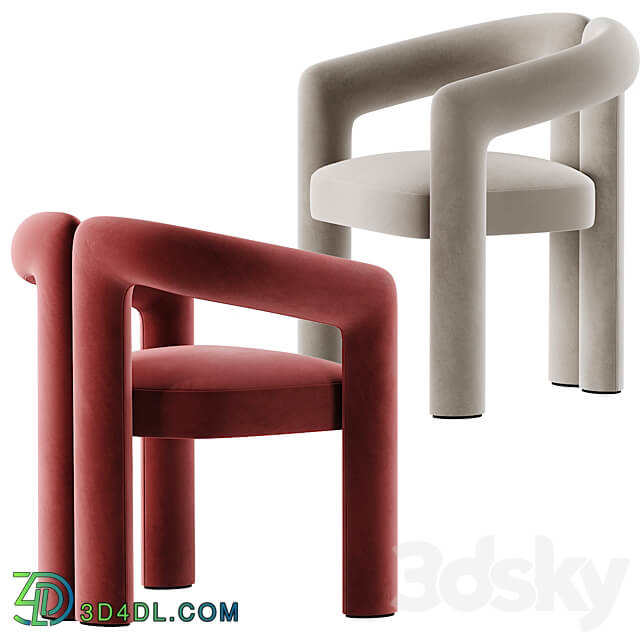 Cassina dudet chair 3D Models 3DSKY