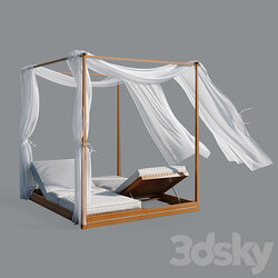 Deck chair Essenza Ethimo 3D Models 3DSKY 