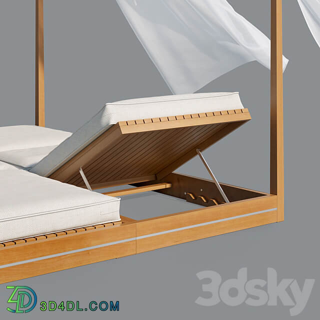 Deck chair Essenza Ethimo 3D Models 3DSKY