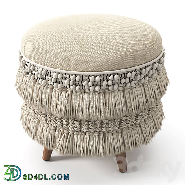 Morova ottoman 3D Models 3DSKY