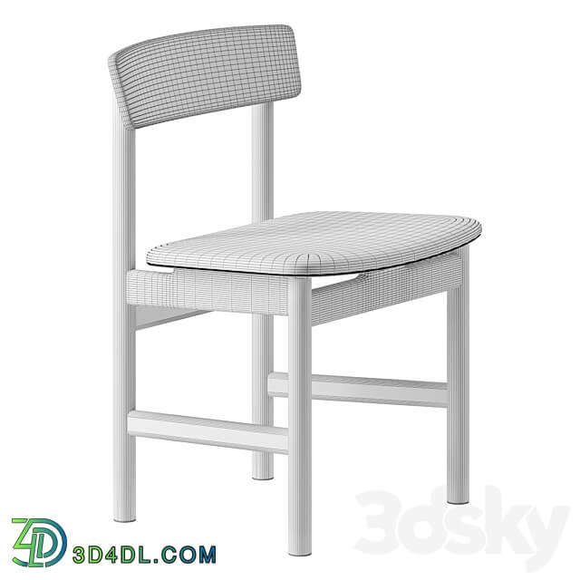 Mogensen 3236 Chair by Fredericia 3D Models 3DSKY