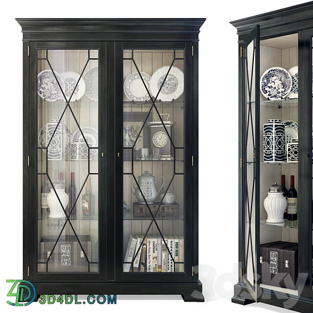 Eclipse wardrobe showcase. Display Cabinet showcase bu Birkhouse Wardrobe Display cabinets 3D Models 3DSKY