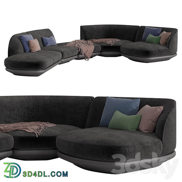 Giorgetti vesper sofa 3D Models 3DSKY