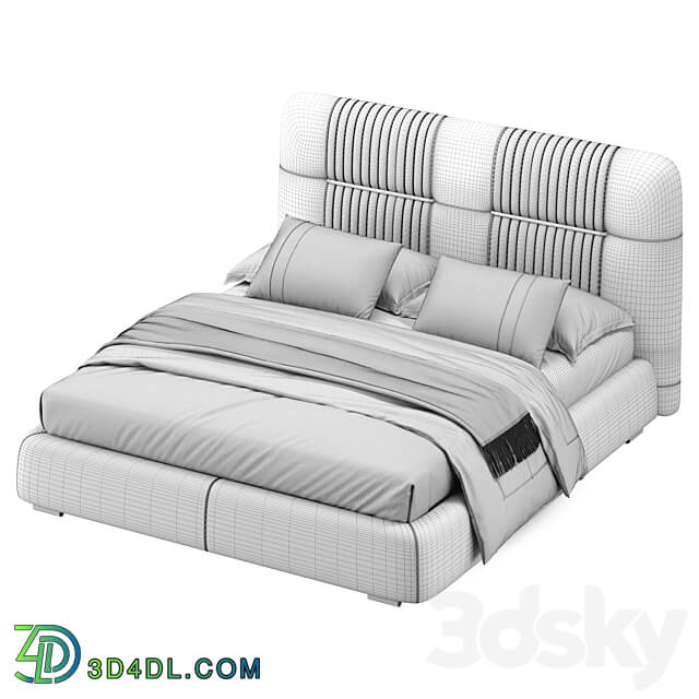 Ulivi Salotti Omer Bed Bed 3D Models 3DSKY