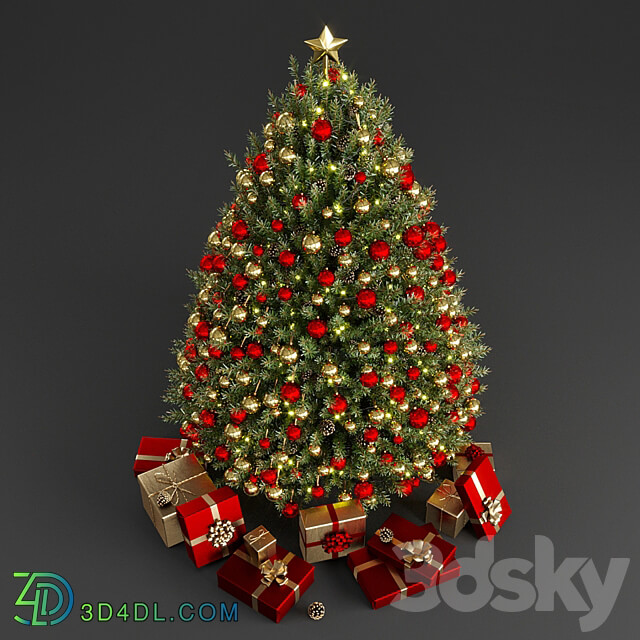 Christmas tree 3D Models 3DSKY